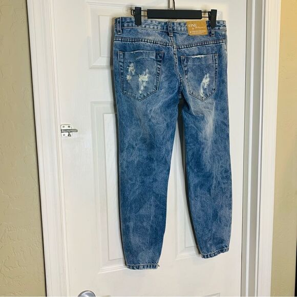 One BY ONE TEASPOON Trashed Free bird Jeans Size 27 - Picture 7 of 12